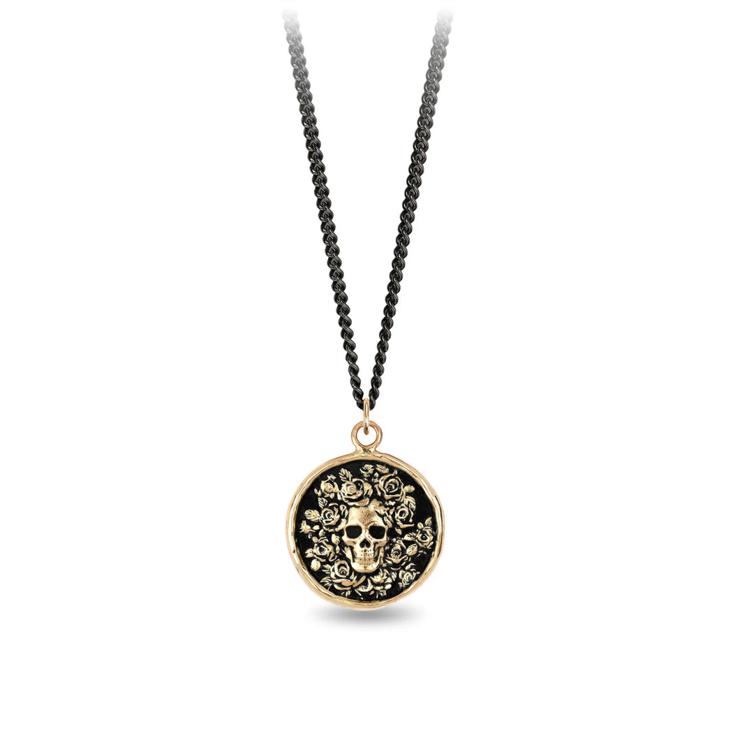 Pyrrha :: Live Every Moment Talisman Necklace, 14K