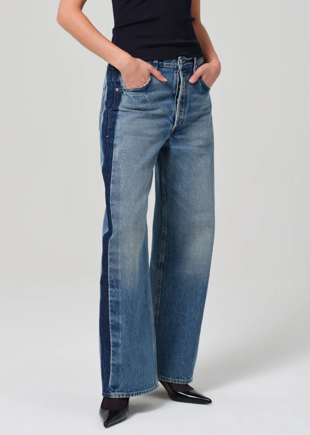 Citizens of Humanity :: Ayla Denim w/ Tuxedo Stripe