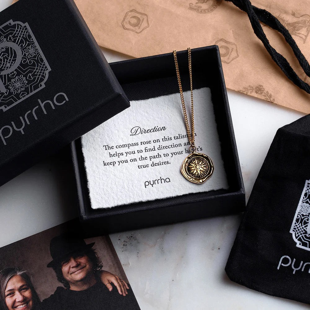 Pyrrha :: Inspiration Talisman Necklace, 14K