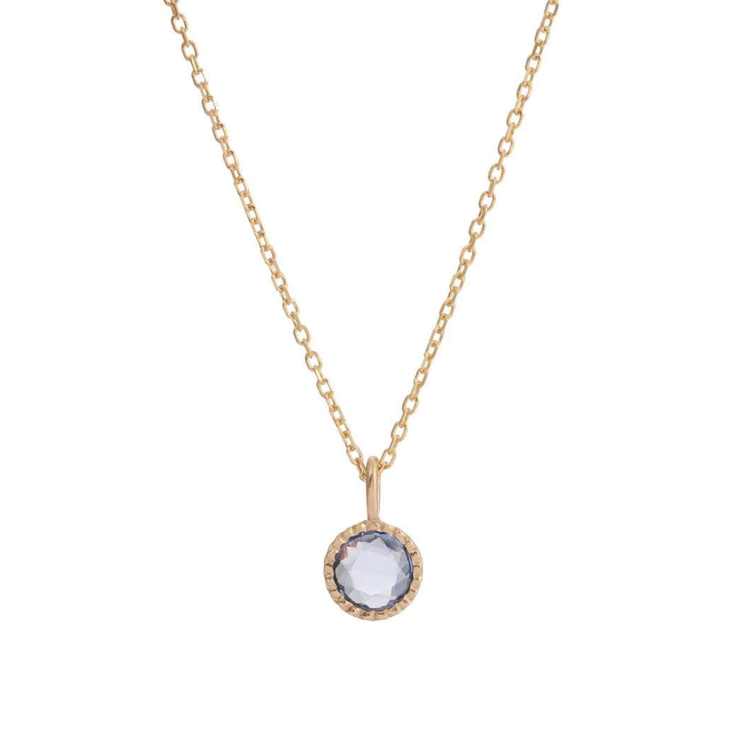 Jennie Kwon :: Blue Sapphire Aria Necklace 16"