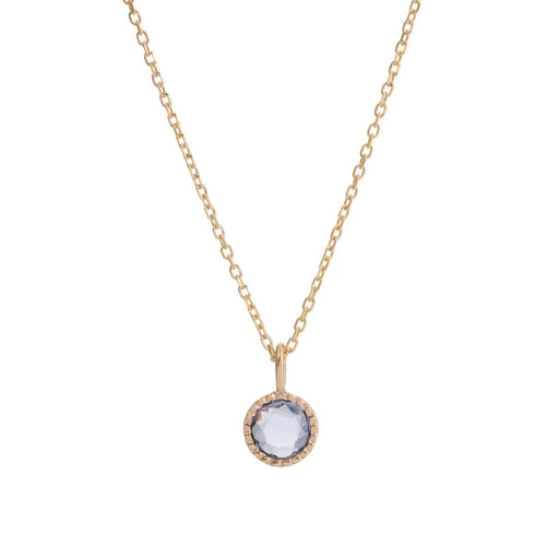 Jennie Kwon :: Blue Sapphire Aria Necklace 16"