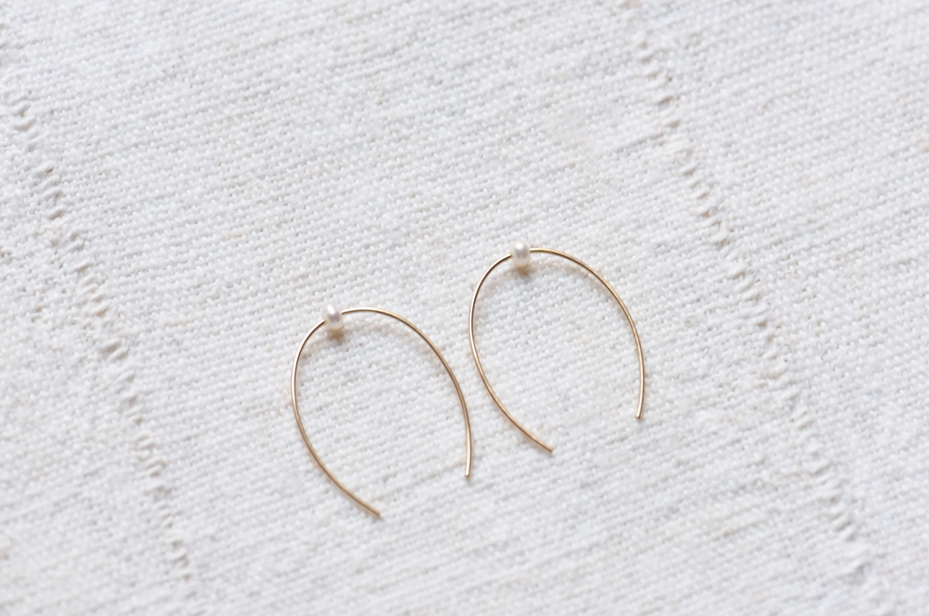 8.6.4 :: Pearl Threader Earrings, EA-P-19