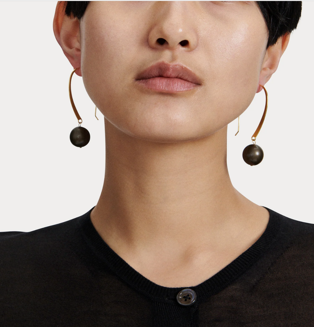 Rachel Comey :: Quito Drop Earrings, Old Gold