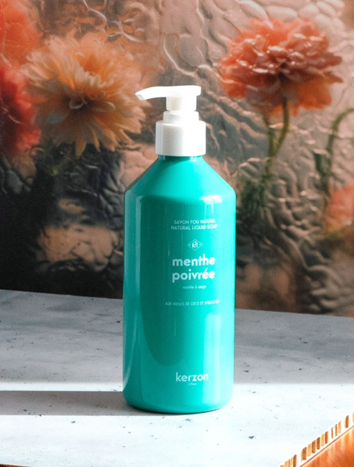 Kerzon :: Menthe Poivrée Liquid Soap 16.67 fl oz.