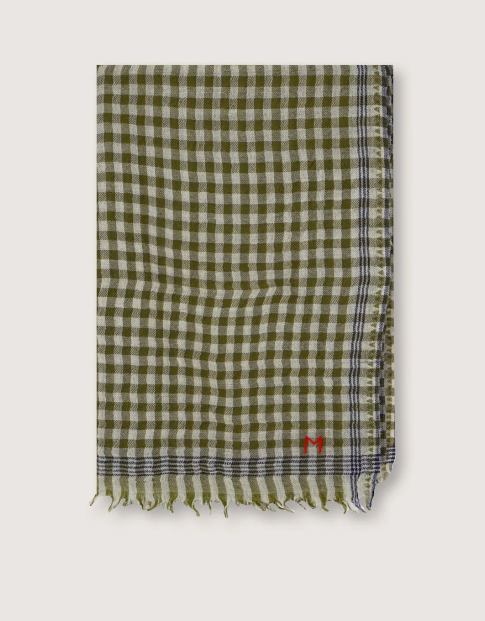 Moismont :: No.693 Khaki Check Scarf