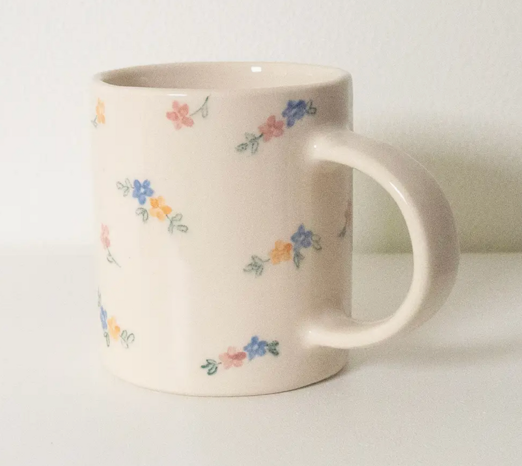 Erika Christine Ceramics : Wild Flowers Mug, Multi