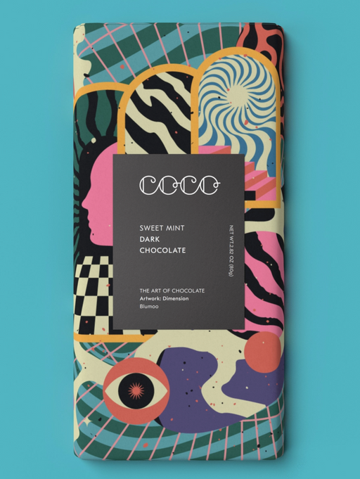 COCO Chocolatier :: Sweet Mint Dark Chocolate Bar