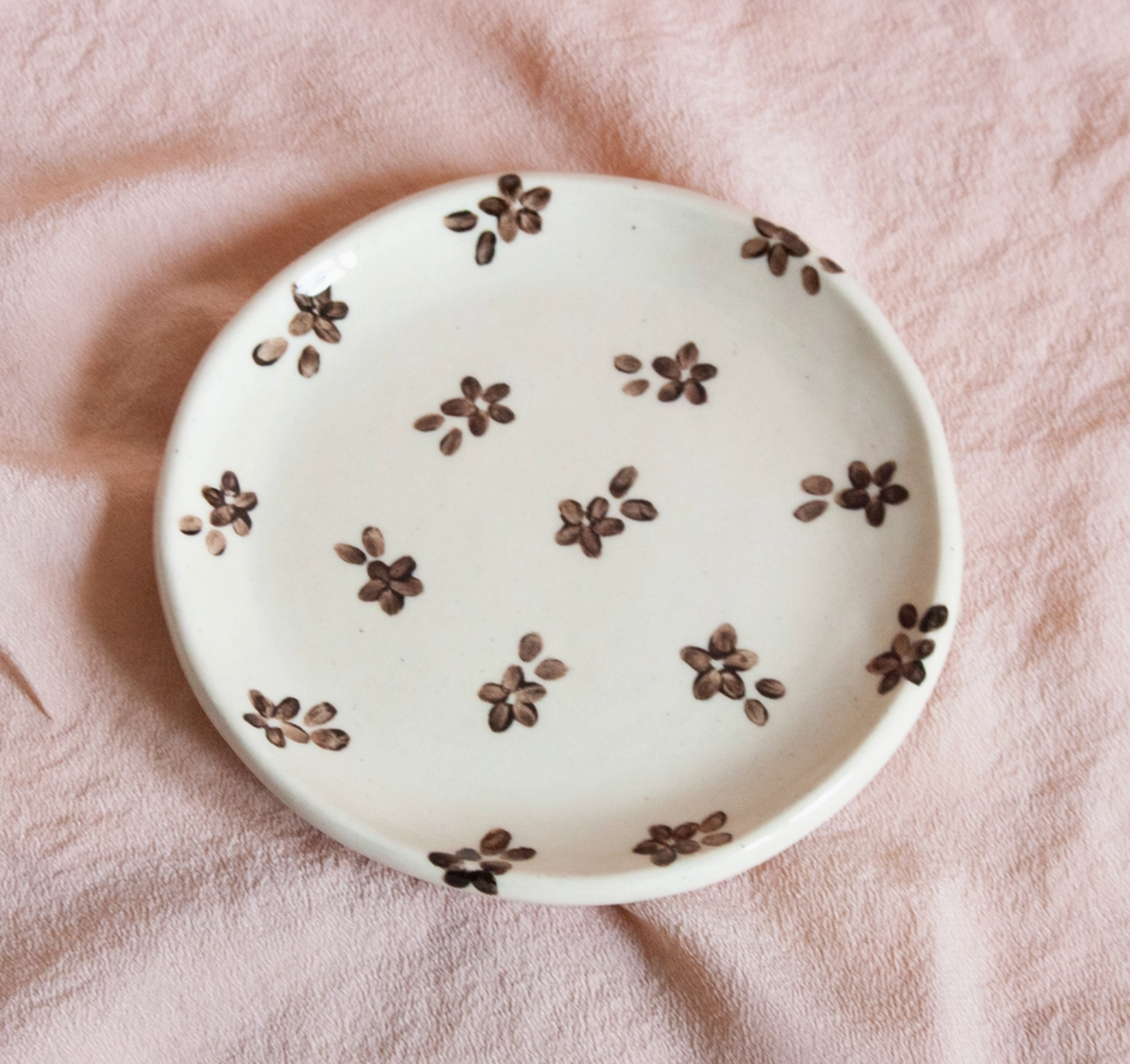 Erika Christine Ceramics :: Forget Me Not Catchall Plate