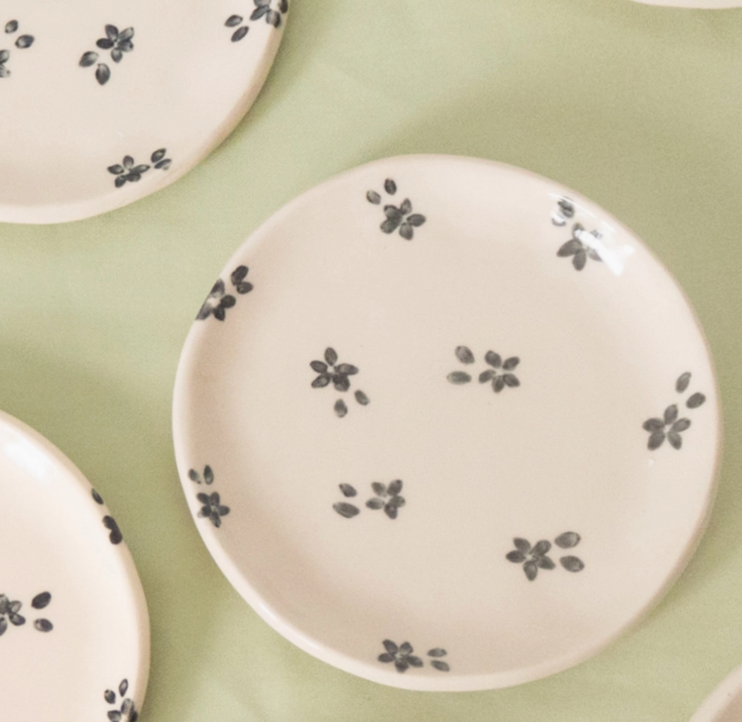 Erika Christine Ceramics :: Forget Me Not Catchall Plate