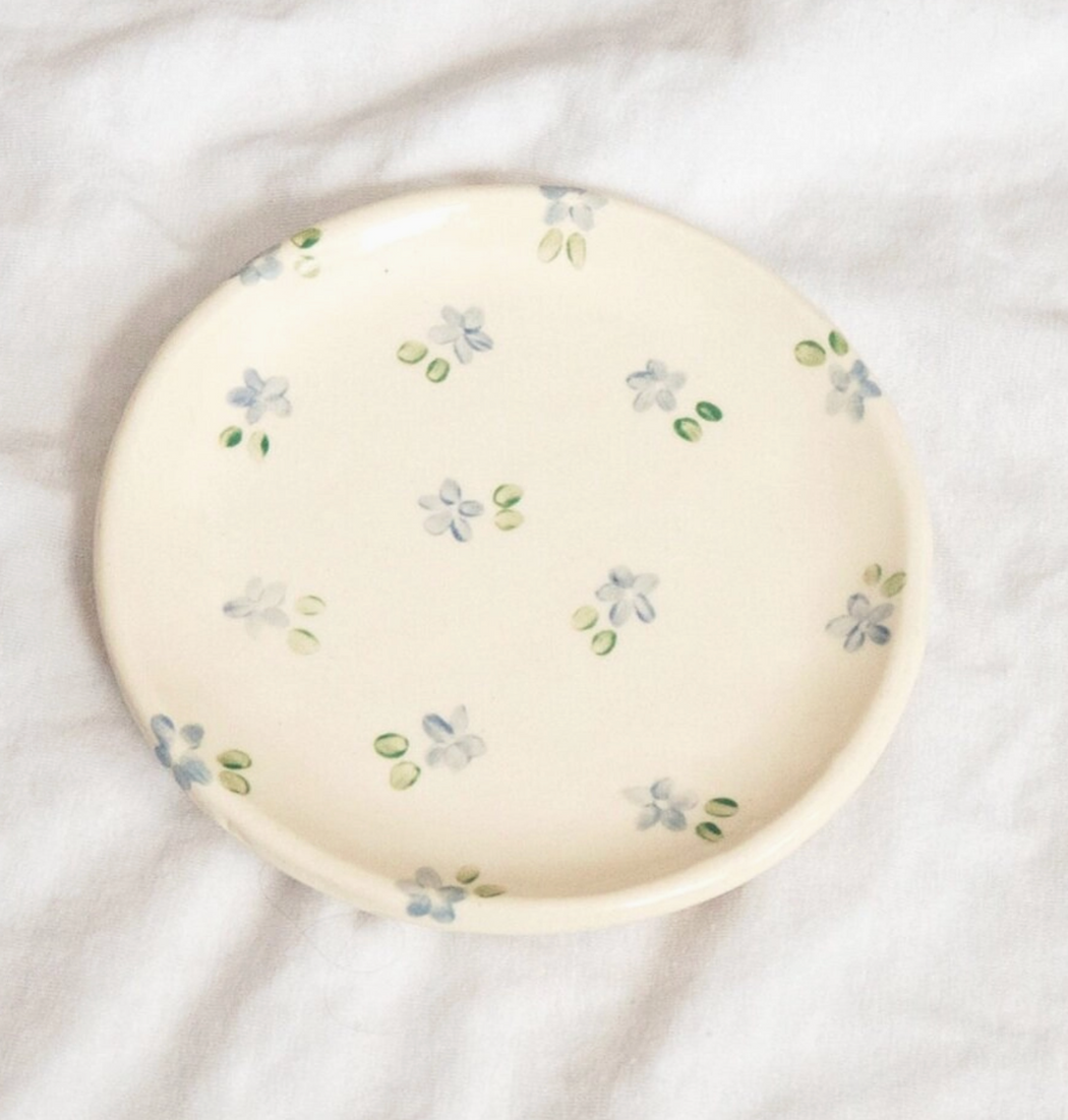 Erika Christine Ceramics :: Forget Me Not Catchall Plate