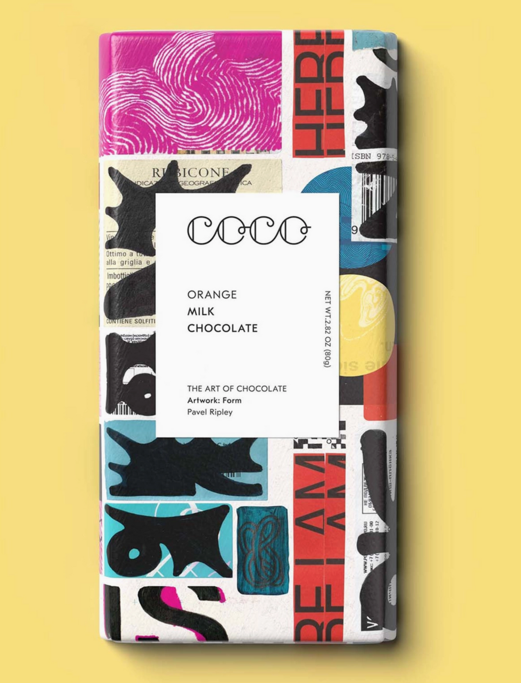 COCO Chocolatier :: Orange Milk Chocolate Bar