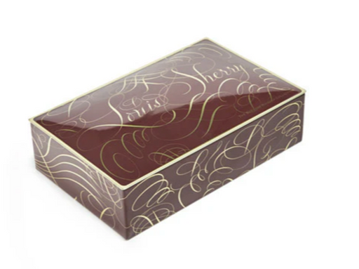 Louis Sherry :: 12 pc Chocolate Box, Caligraphy