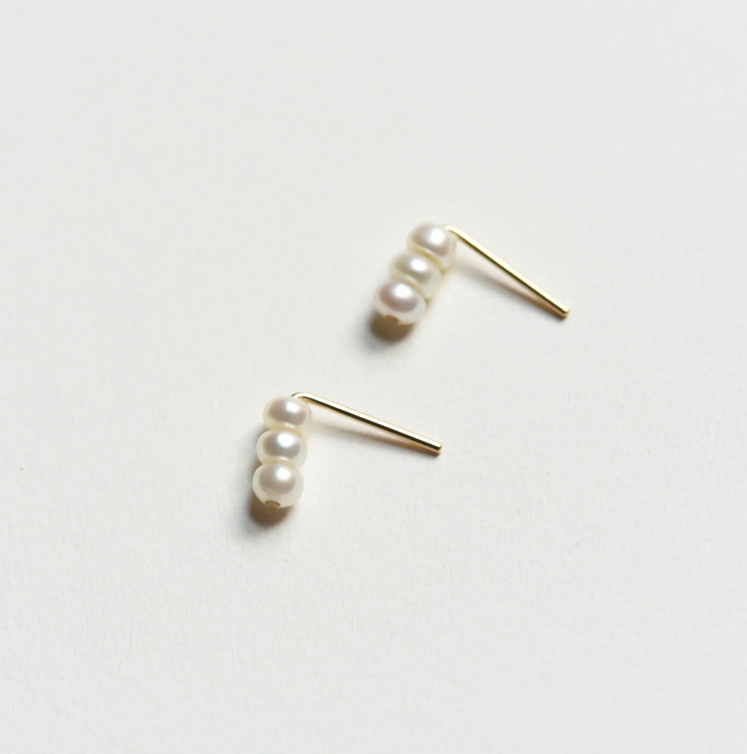 8.6.4 :: Pearl Stud Earrings, EA-P-23