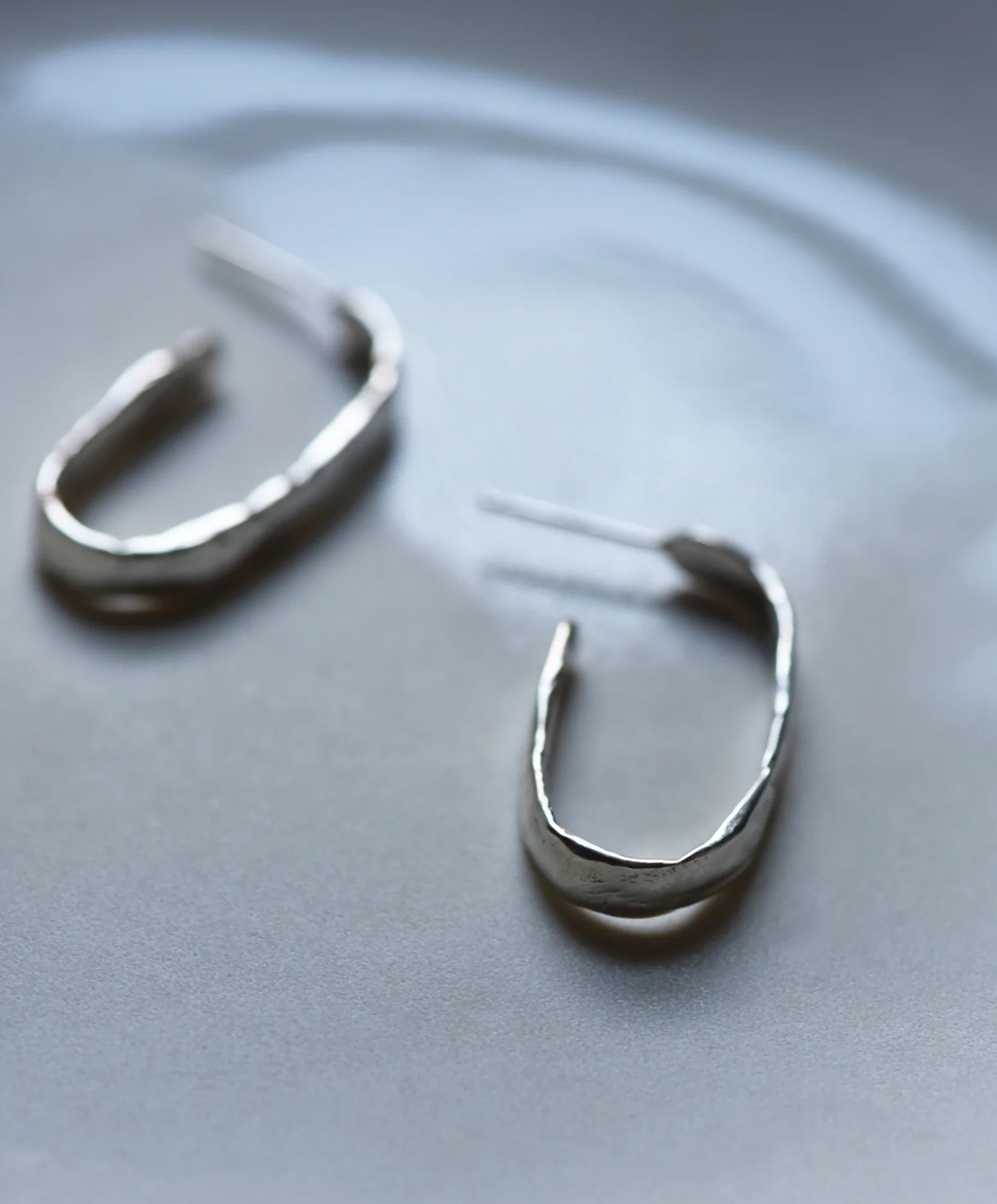 8.6.4 :: Hammered Silver Hoops, EA-TL-96