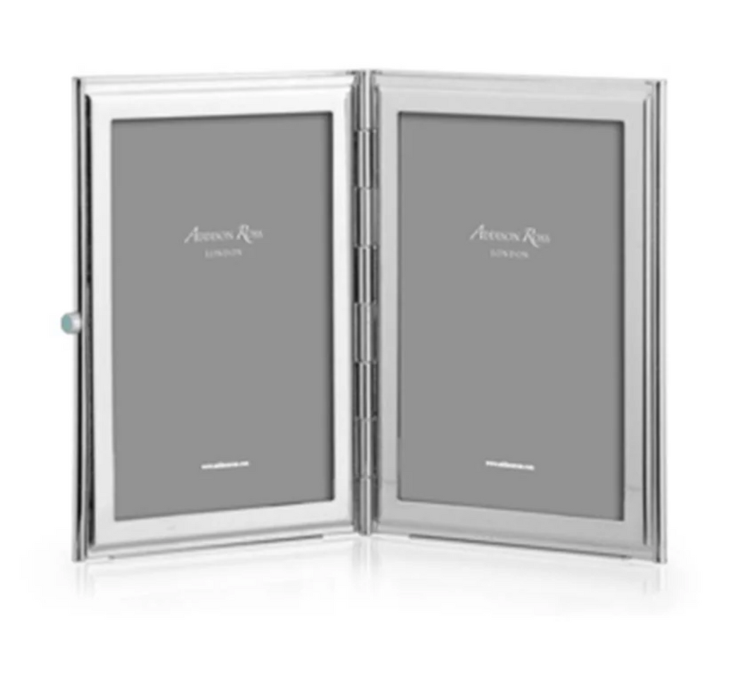 Addison Ross :: 2x3 Double Silver Plate Picture Frame