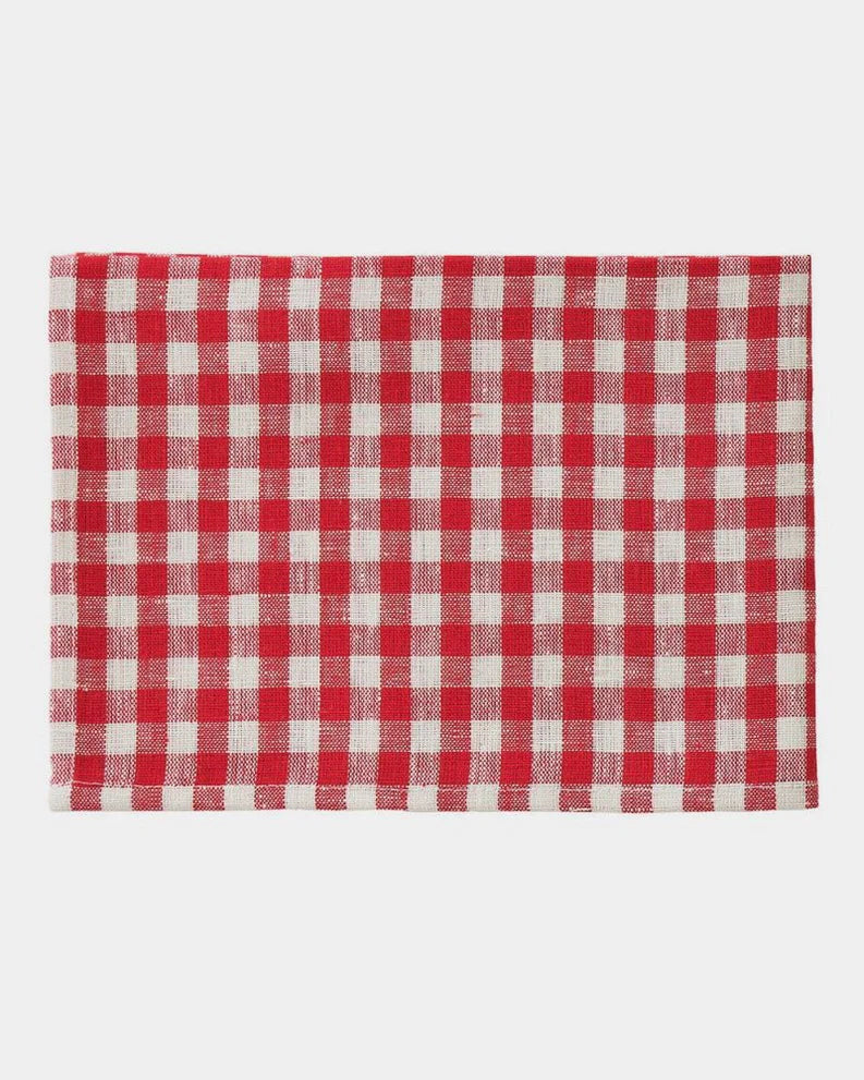 Fog Linen :: Kitchen Cloth Red/White