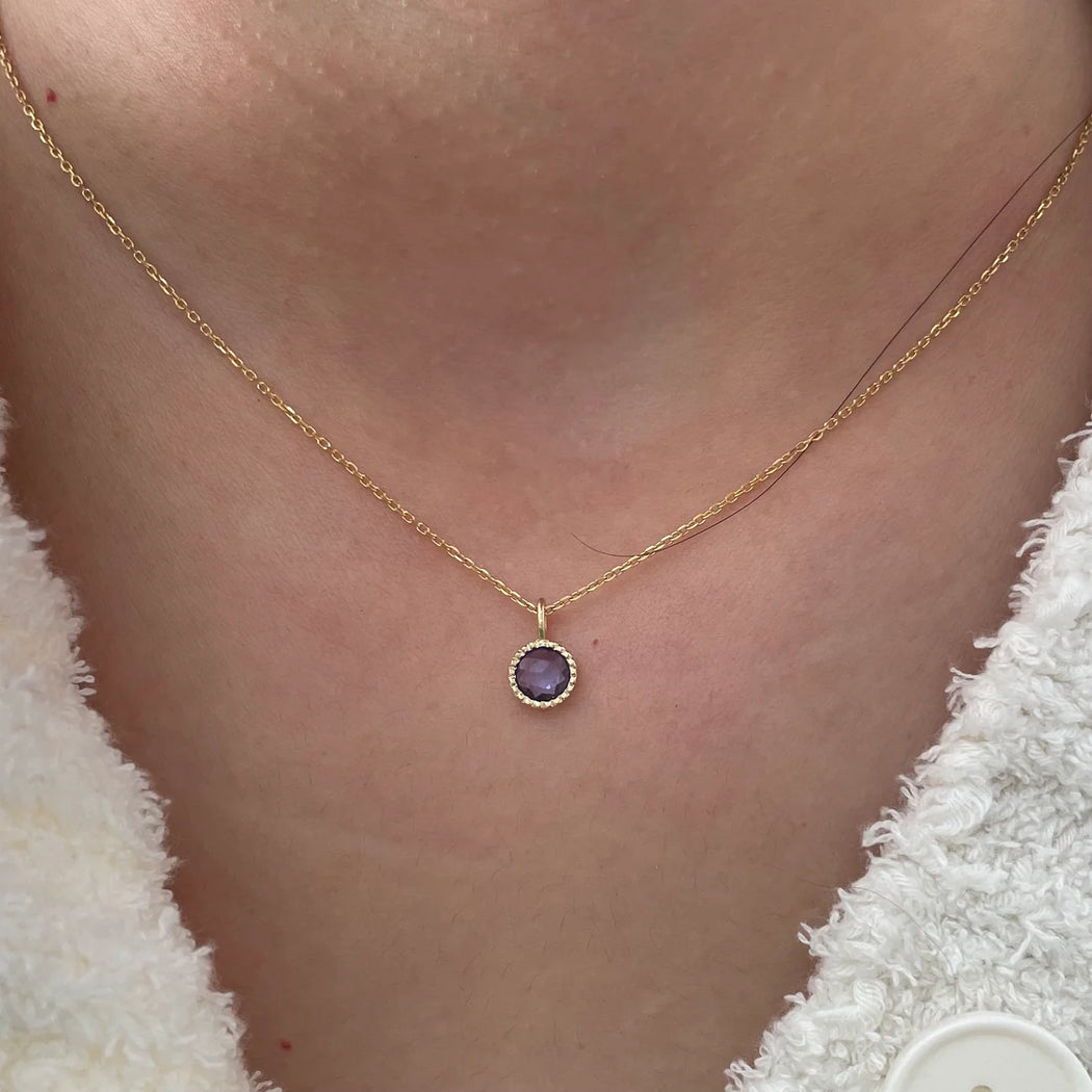 Jennie Kwon :: Blue Sapphire Aria Necklace 16"