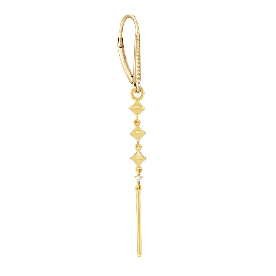 Metier Jewelry :: Dala Detail Lantern Earring 9K