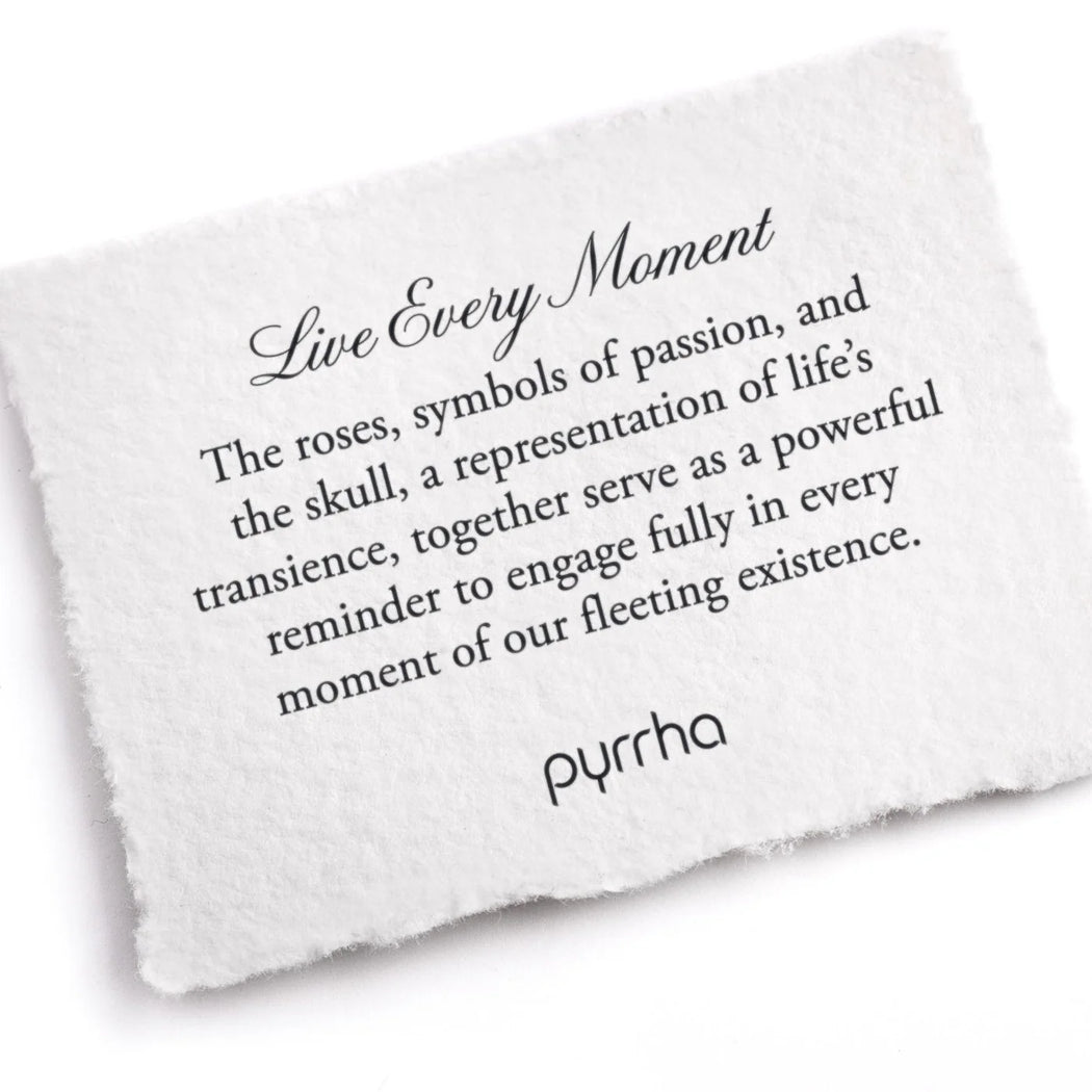 Pyrrha :: Live Every Moment Talisman Necklace, 14K