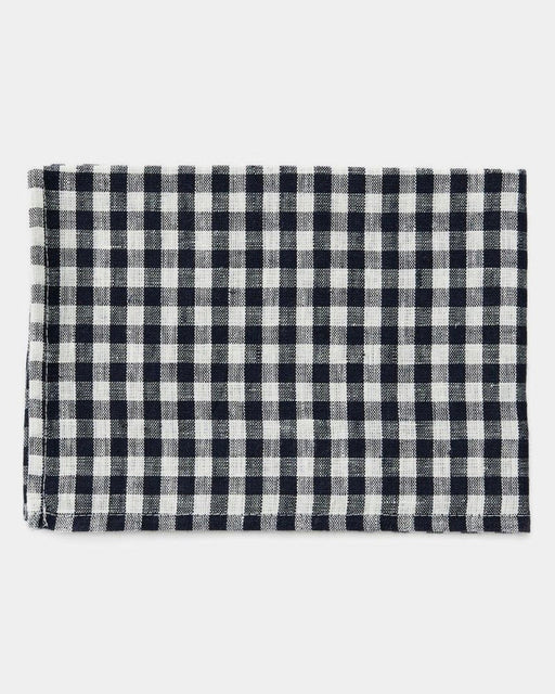 Fog Linen :: Kitchen Cloth, Navy/White Check