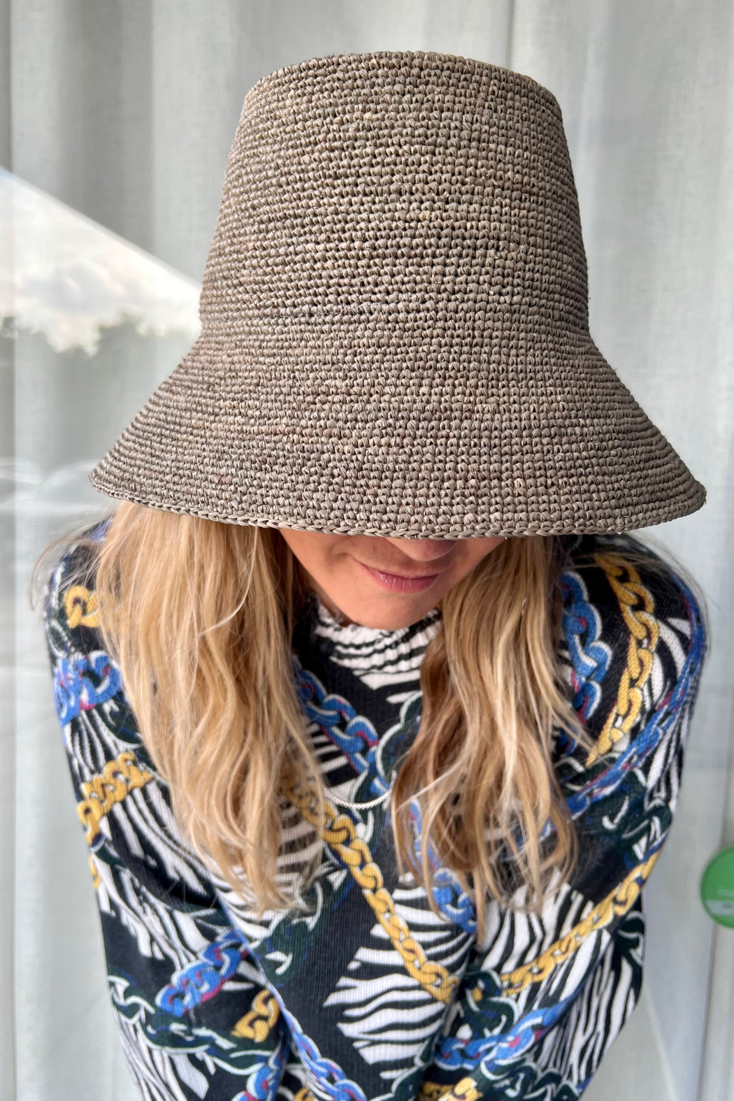 Janessa Leone :: Felix Bucket Hat, Raffia Straw