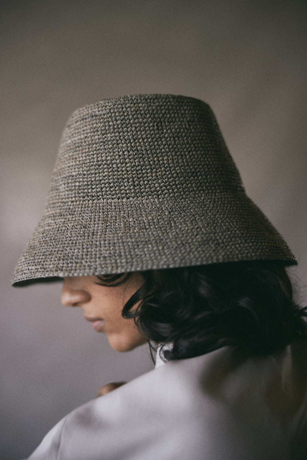 Janessa Leone :: Felix Bucket Hat, Raffia Straw