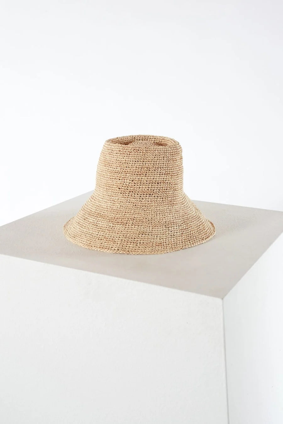 Janessa Leone :: Felix Bucket Hat, Raffia Straw