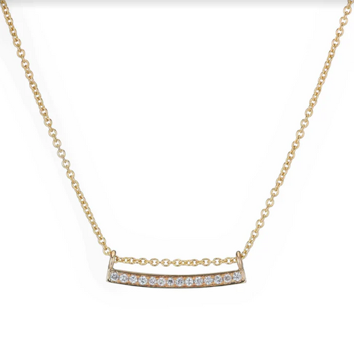 Jennie Kwon Designs :: Diamond Bar Necklace 16”