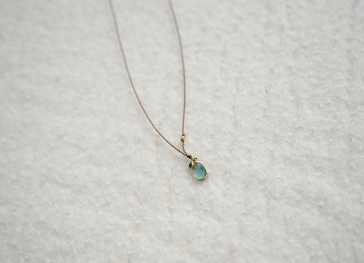 Margaret Solow :: Emerald w/ Sapphire Charm Necklace